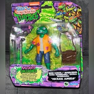 🆕 Playmates Tales of the TMNT High School Michael Angelo Mutants Unleashed